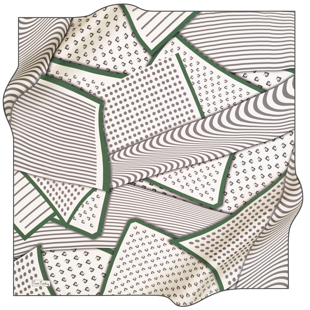 Pierre Cardin Silk Scarf - 2021 Spring-Summer - 8300438-971 - Twill