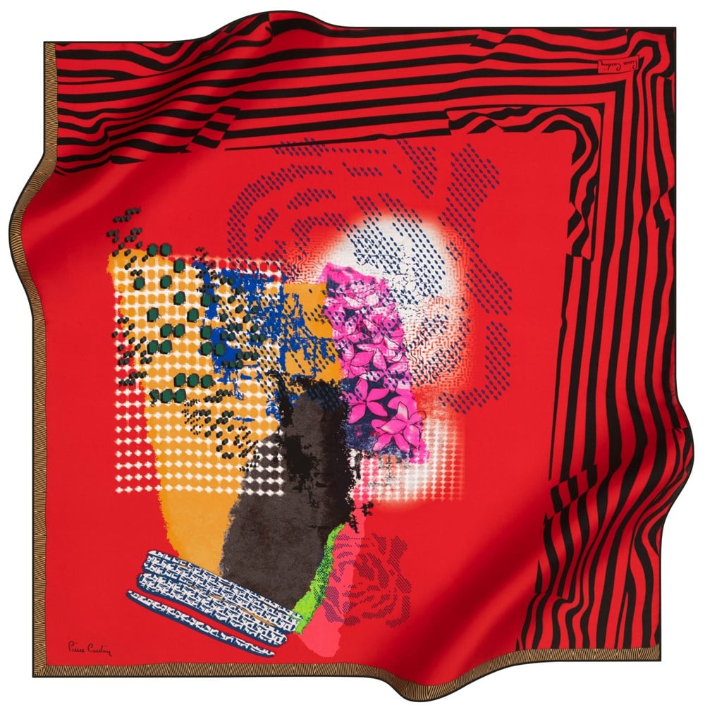 Pierre Cardin Silk Scarf - 2021 Spring-Summer - 8275438-916 - Twill