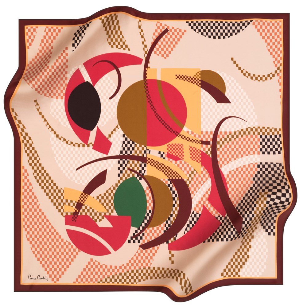 Pierre Cardin Silk Scarf - 2021 Spring-Summer - 8265230-341 - Satin