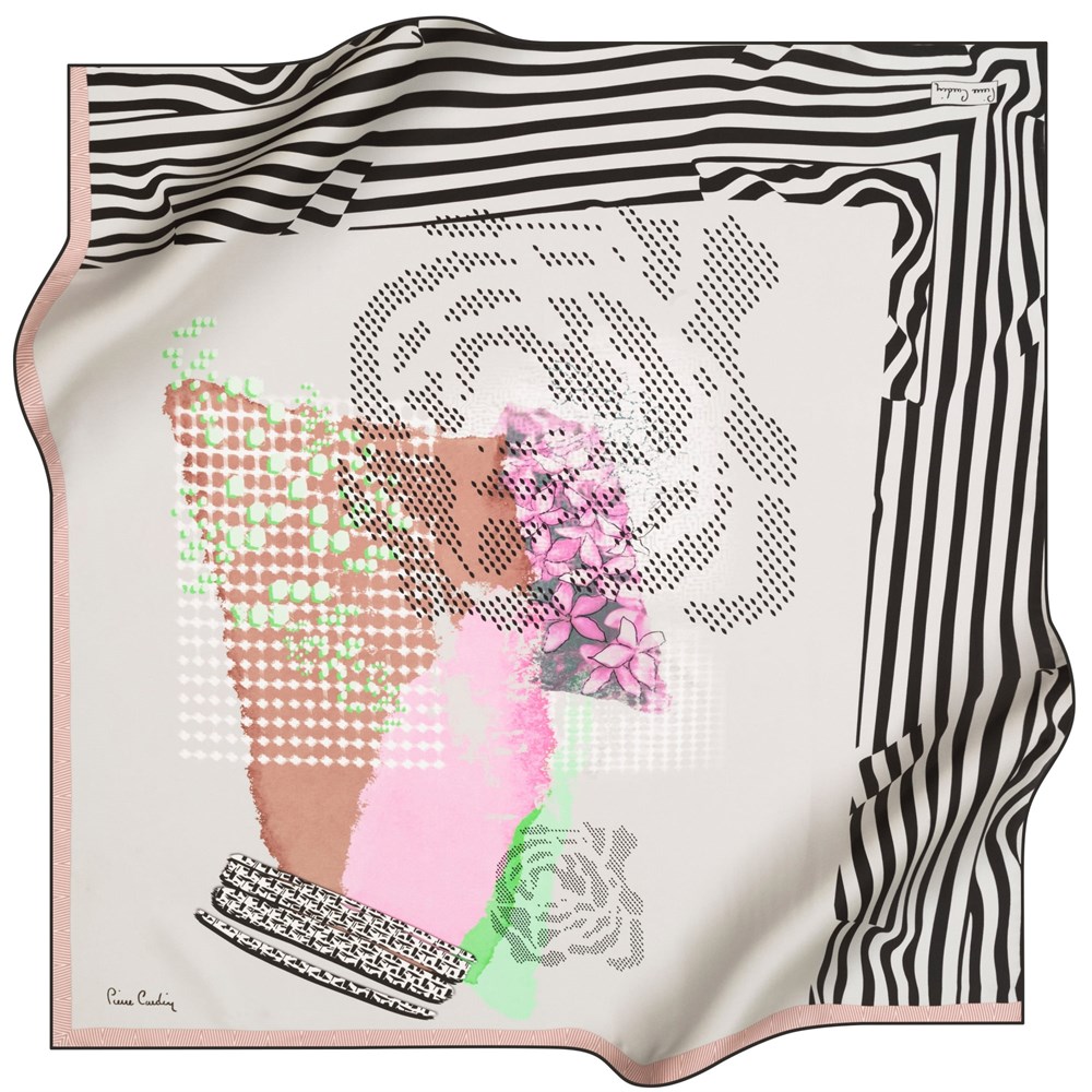 Pierre Cardin Silk Scarf - 2021 Spring-Summer - 8275438-912 - Twill