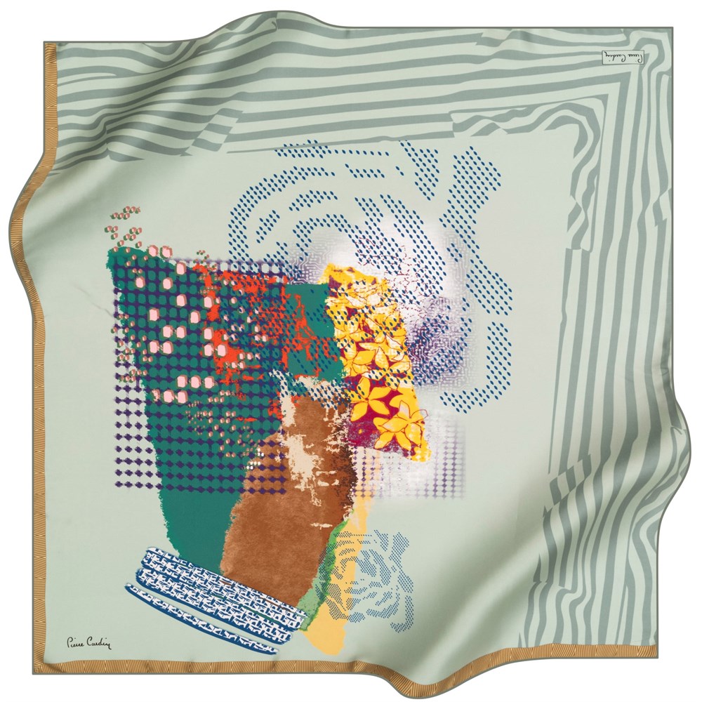 Pierre Cardin Silk Scarf - 2021 Spring-Summer - 8275438-951 - Twill