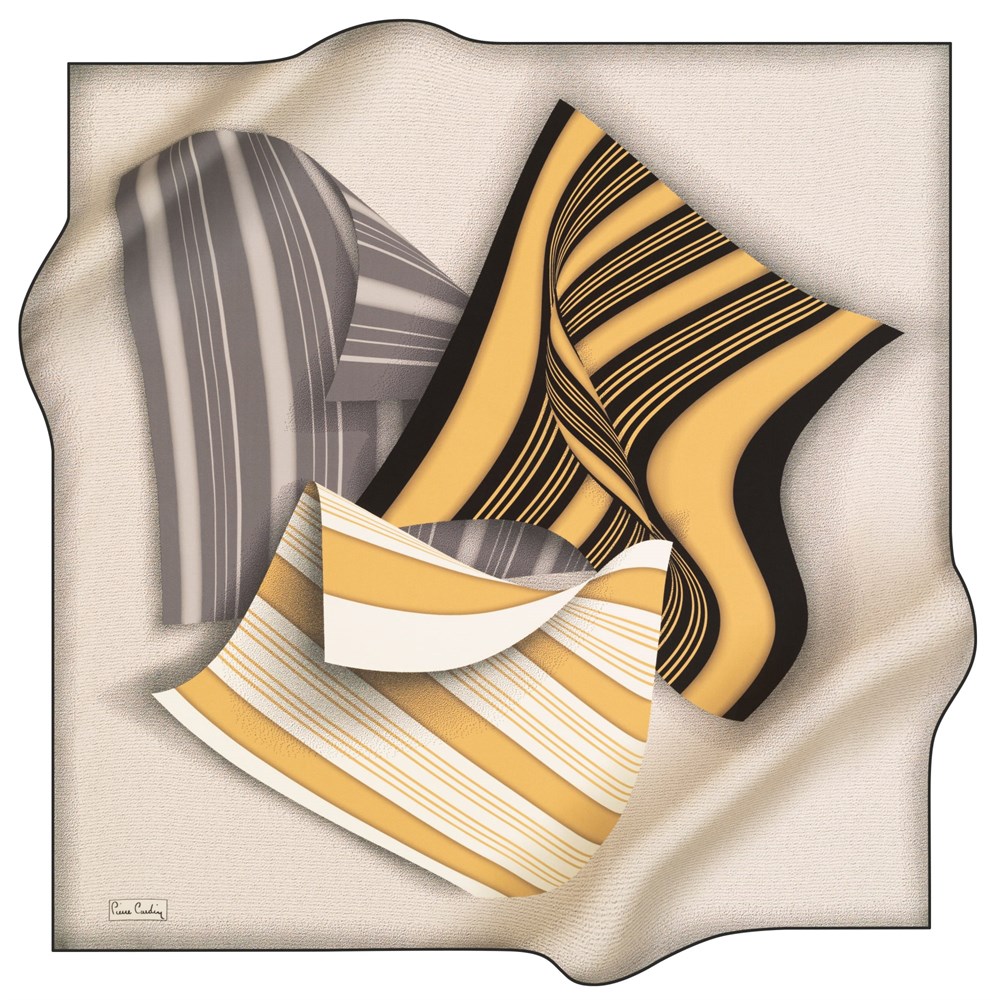 Pierre Cardin Silk Scarf - 2021 Spring-Summer - 8262230-314 - Satin