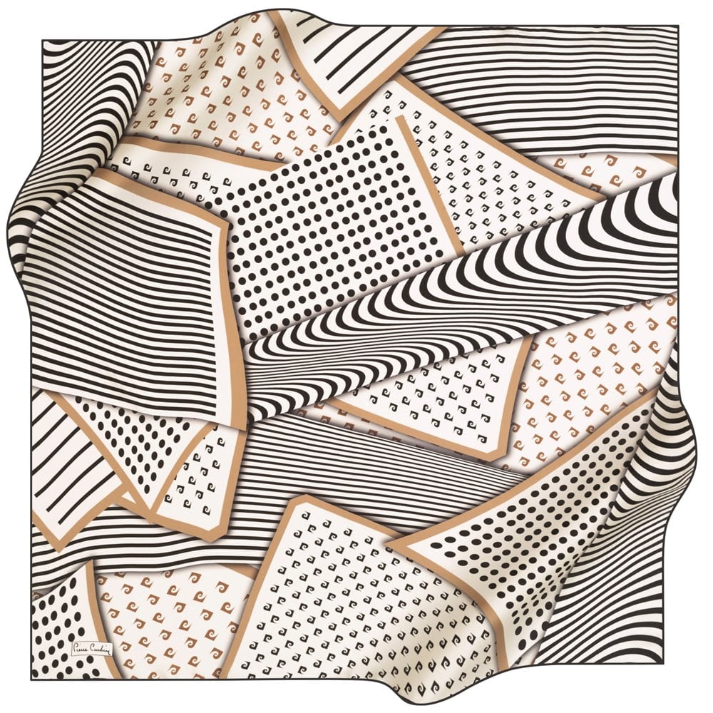 Pierre Cardin Silk Scarf - 2021 Spring-Summer - 8300438-913 - Twill