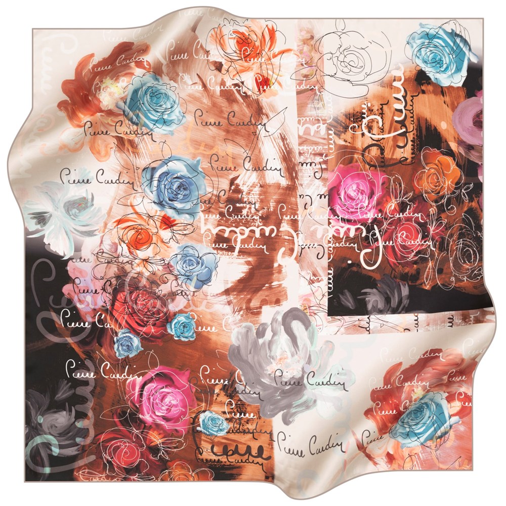 Pierre Cardin Silk Scarf - 2021 Spring-Summer - 8284230-331 - Satin