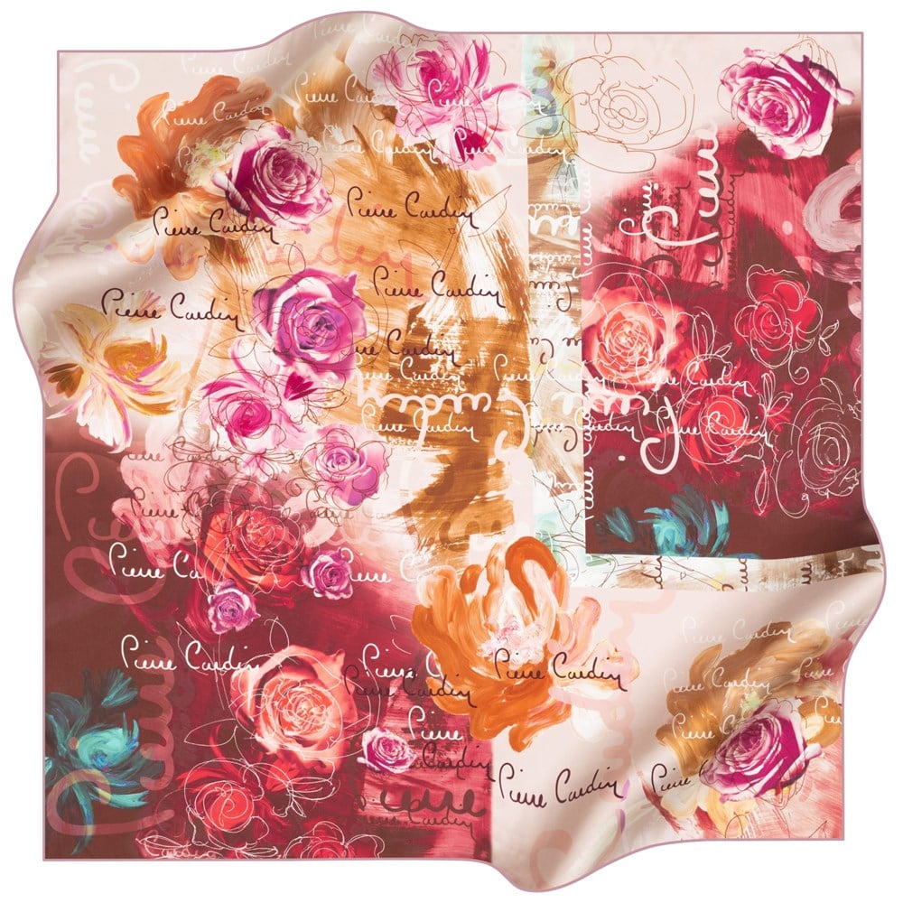 Pierre Cardin Silk Scarf - 2021 Spring-Summer - 8284230-391 - Satin