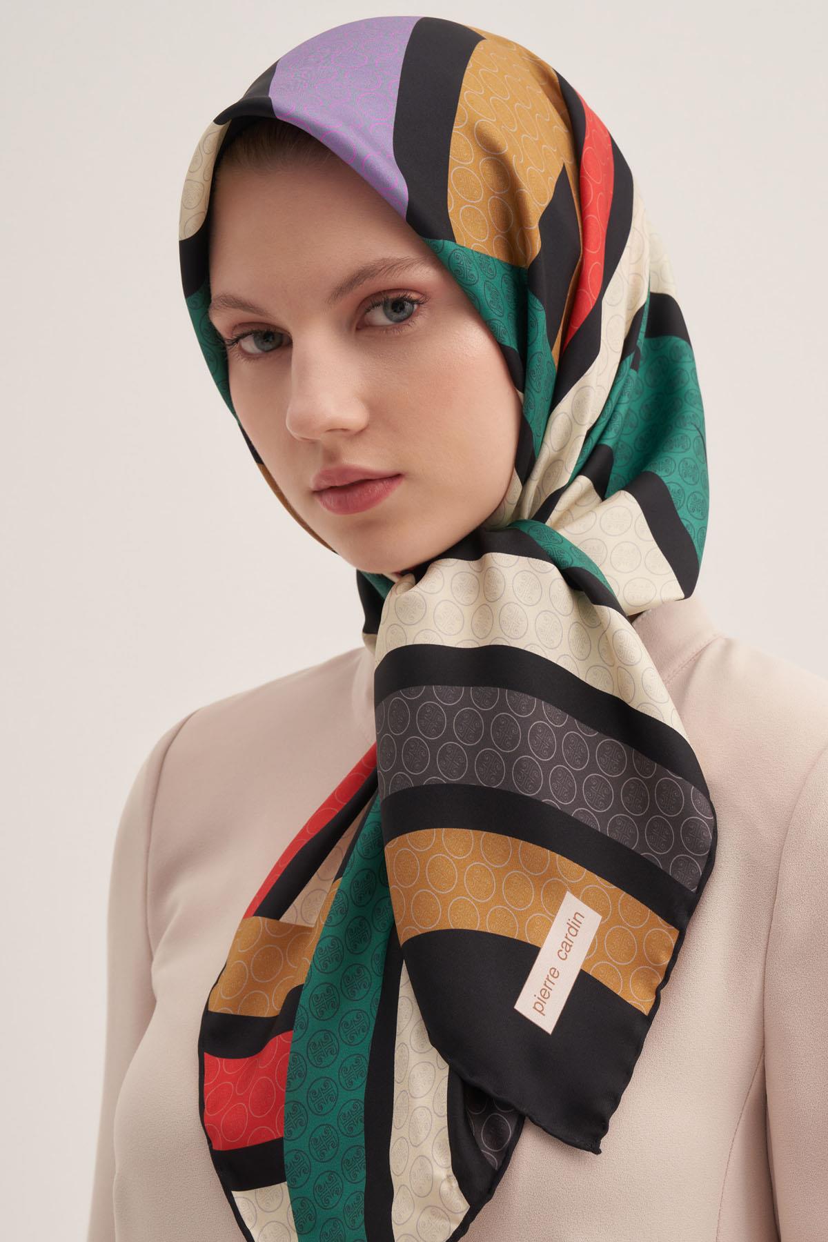 Pierre Cardin İpek Eşarp - 2025 İlkbahar-Yaz - 9011438-911 - Tivil