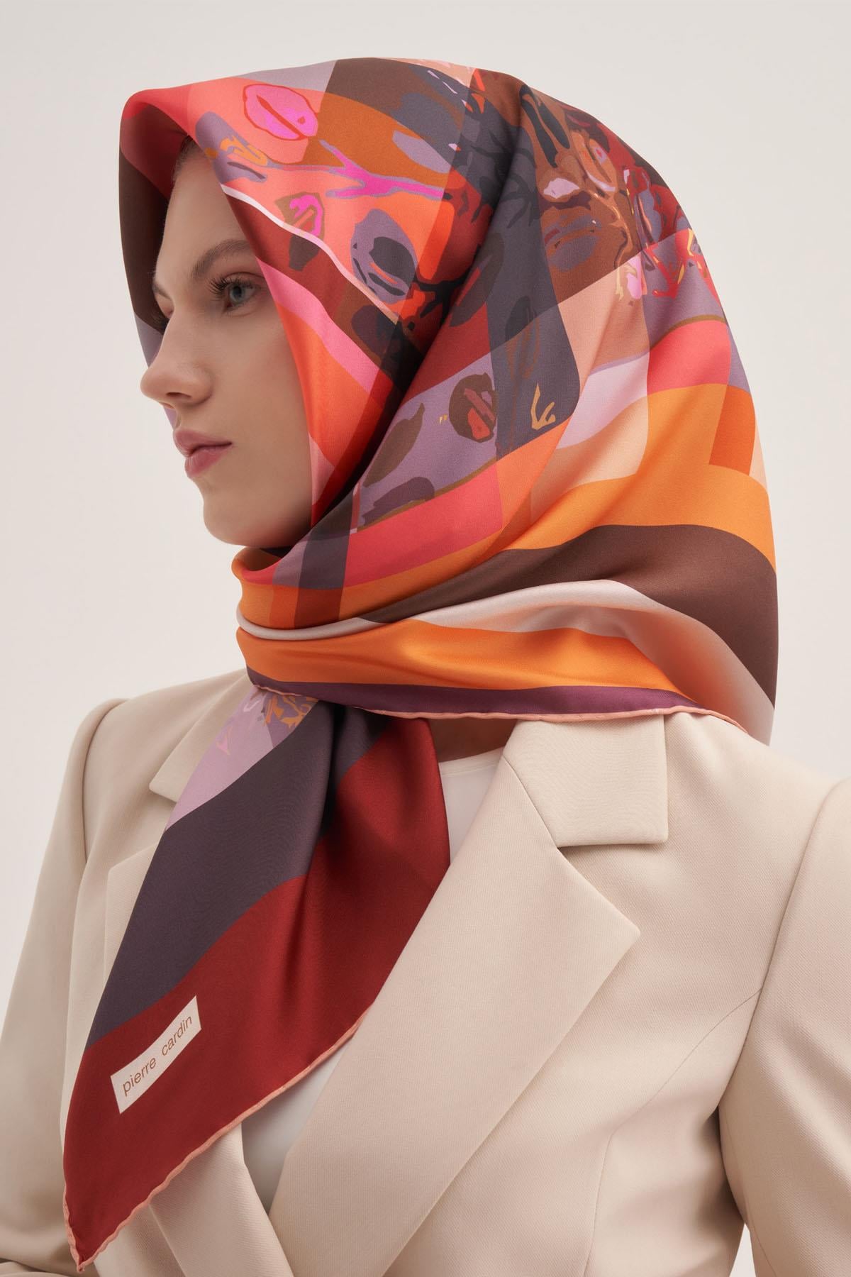 Pierre Cardin İpek Eşarp - 2025 İlkbahar-Yaz - 9002230-361 - Sura