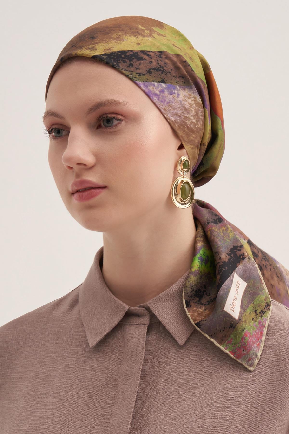 Pierre Cardin İpek Eşarp - 2025 İlkbahar-Yaz - 9019230-351 - Sura