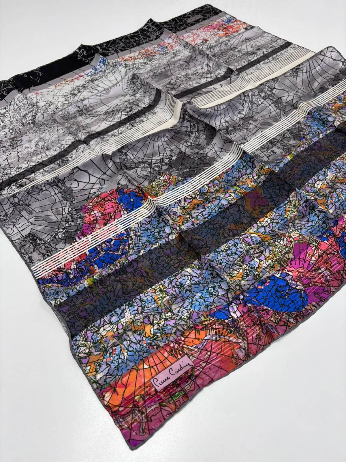 Pierre Cardin Silk Scarf - 7954438-971 - Twill