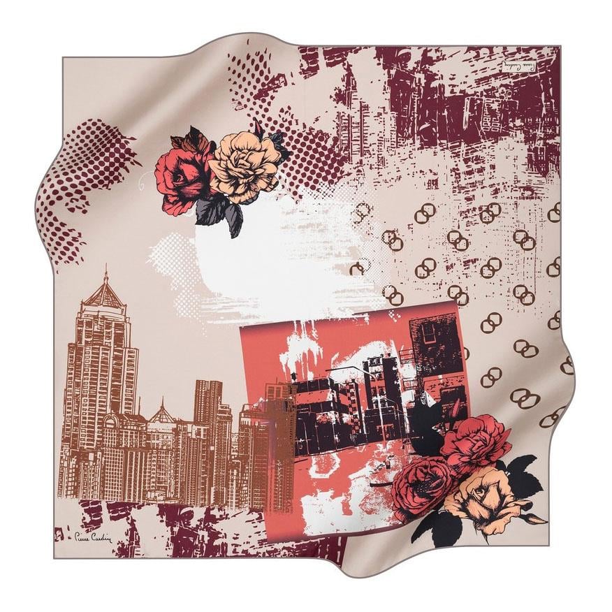 Pierre Cardin Silk Scarf - 8392230-332 - Satin