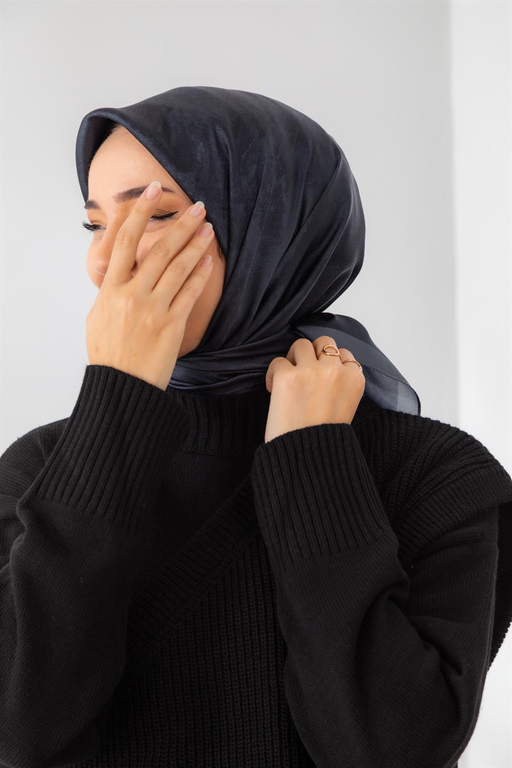 Silk Home Shiny Eşarp - SE75002-19 - Siyah