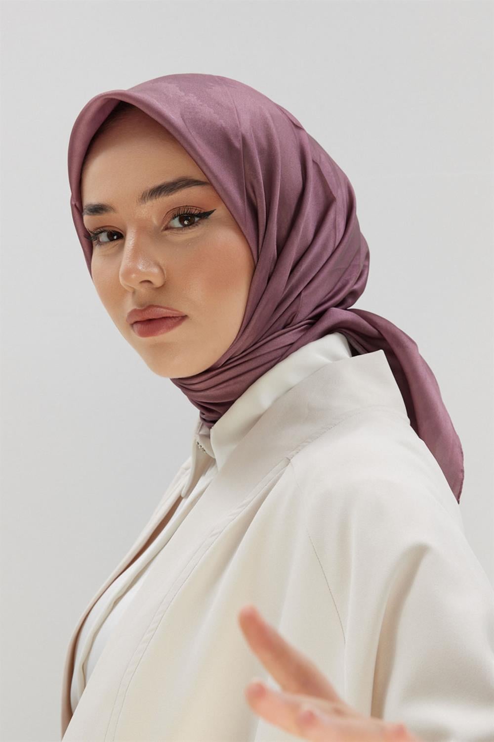 Silk Home Shiny Eşarp - SE75002-29 - Gül Kurusu