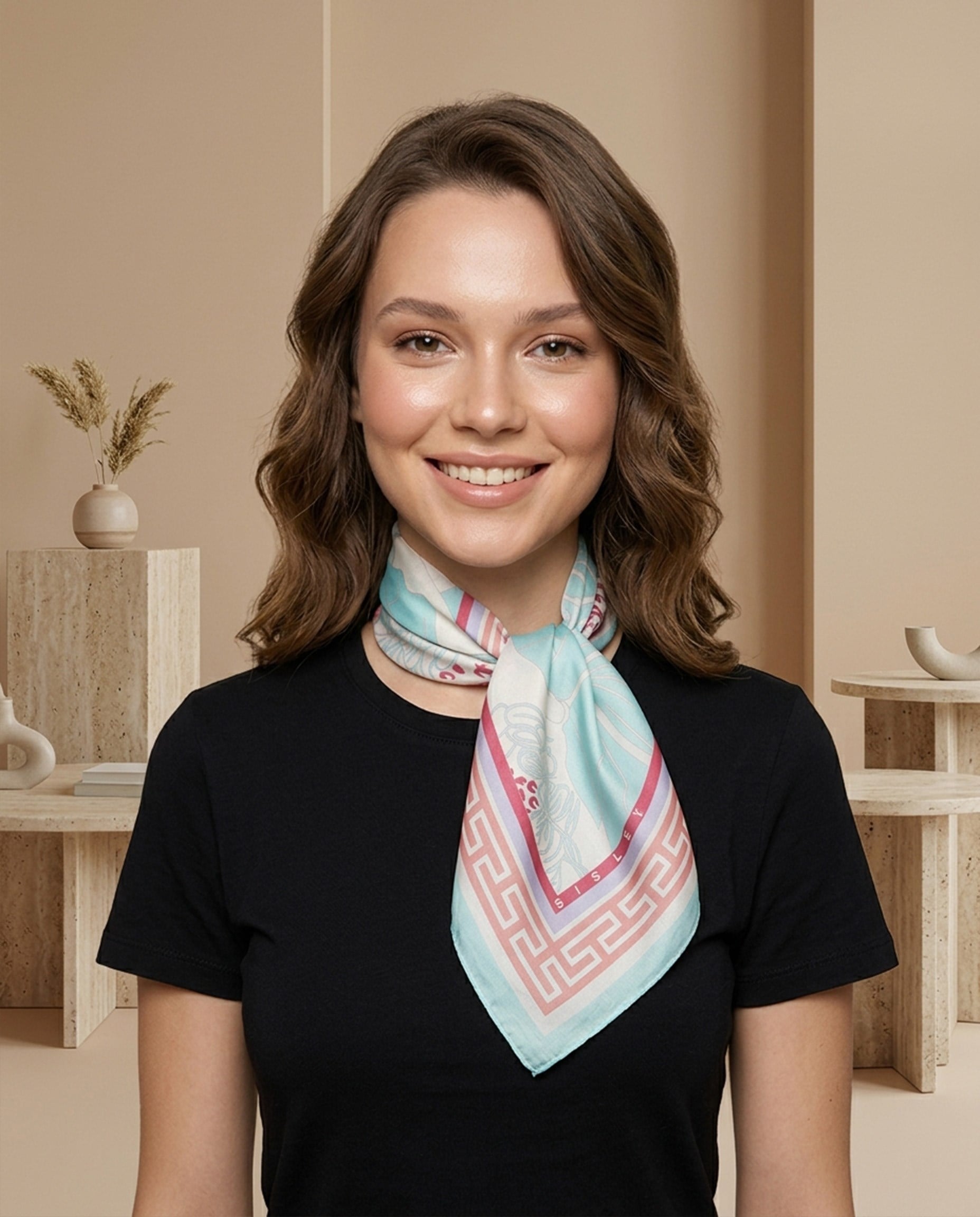 Sisley Bandana - Flora - 2014-038 - Mint