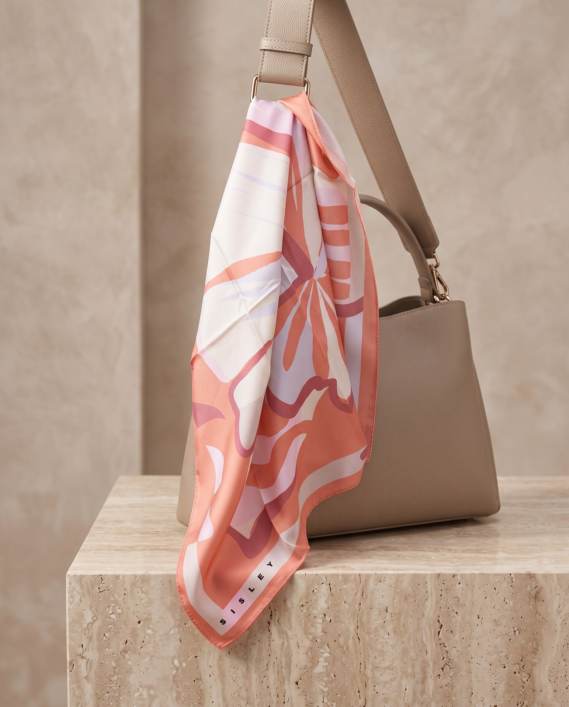 Sisley Bandana - Flora - 2018-040 - Şeftali
