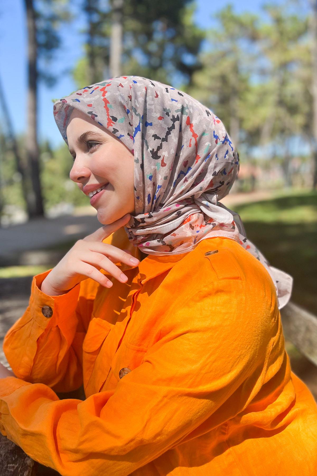 Sultan Fresh Pamuk Eşarp - Çıtır Desen - SFE011-06