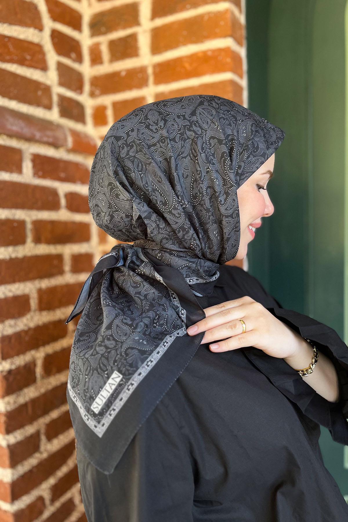 Sultan Fresh Pamuk Eşarp - Mono Şal Deseni - SFE010-04