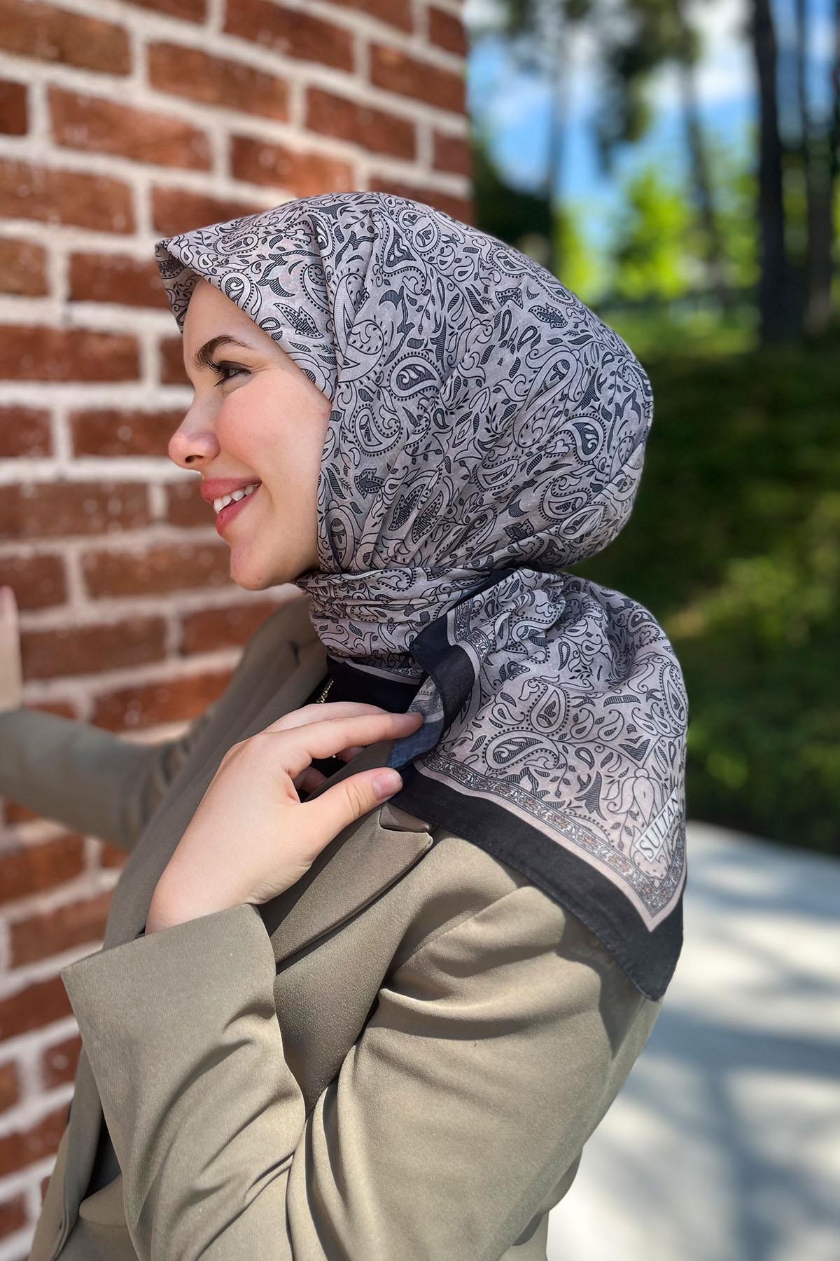 Sultan Fresh Pamuk Eşarp - Mono Şal Deseni - SFE010-11