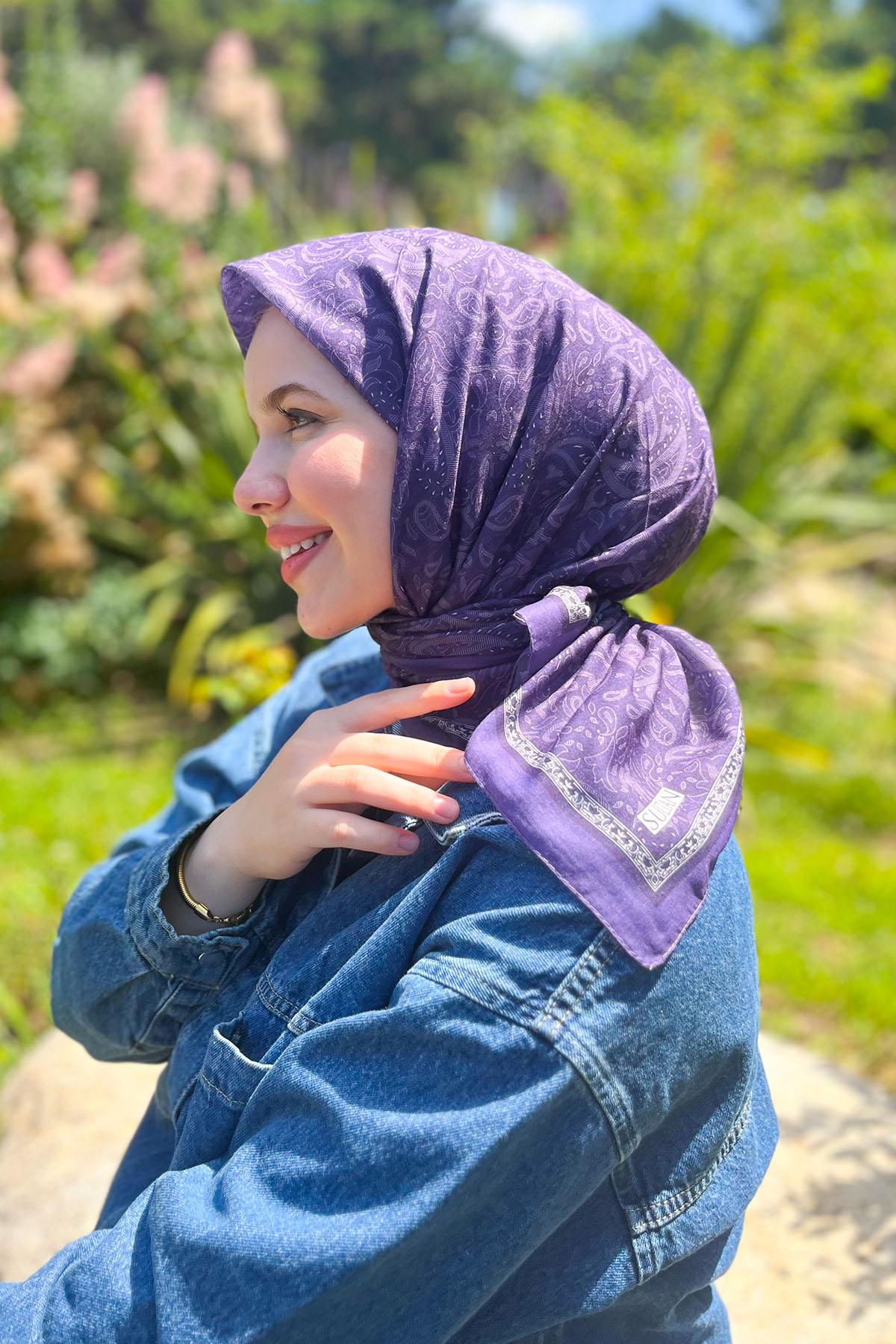 Sultan Fresh Pamuk Eşarp - Mono Şal Deseni - SFE010-05