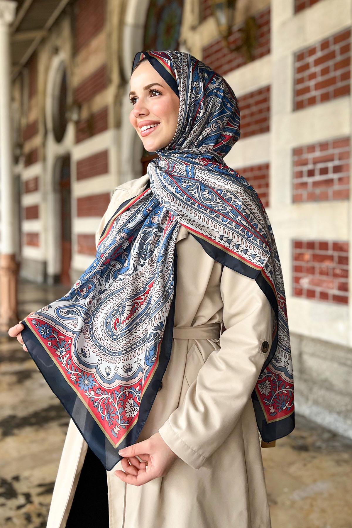 Sultan İpeksi Şal - SLT2892-19 - Şal Desen