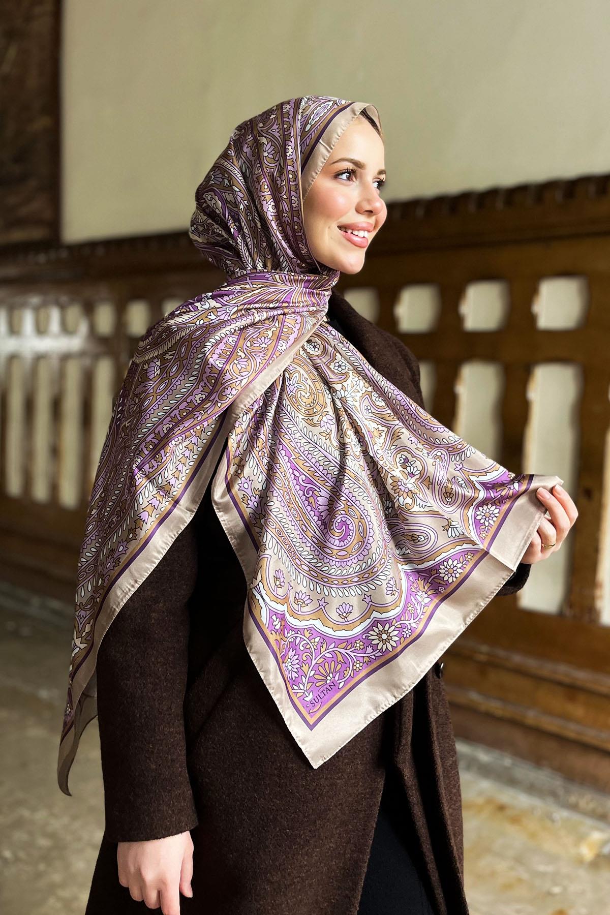 Sultan İpeksi Şal - SLT2892-22 - Şal Desen