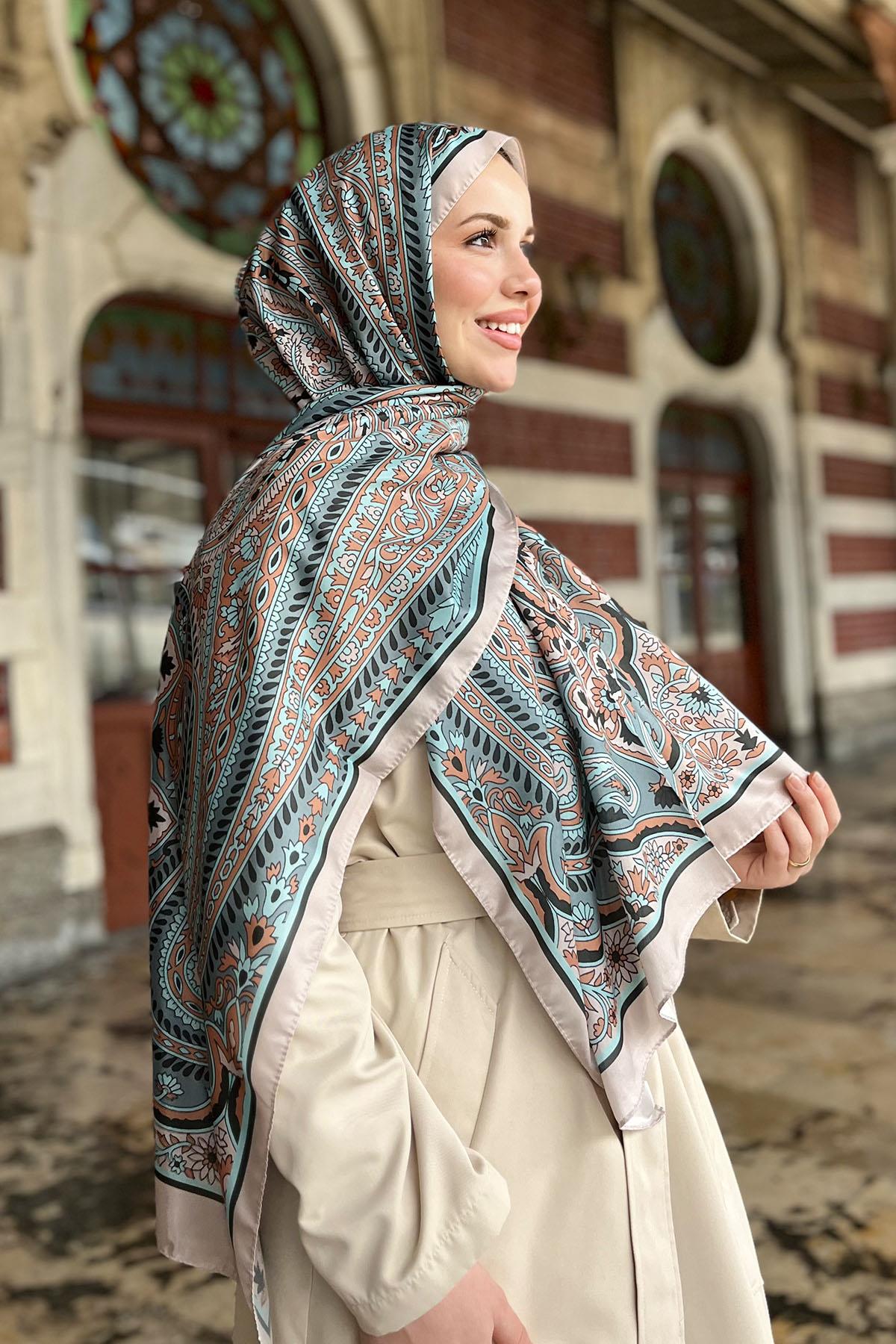 Sultan İpeksi Şal - SLT2892-25 - Şal Desen