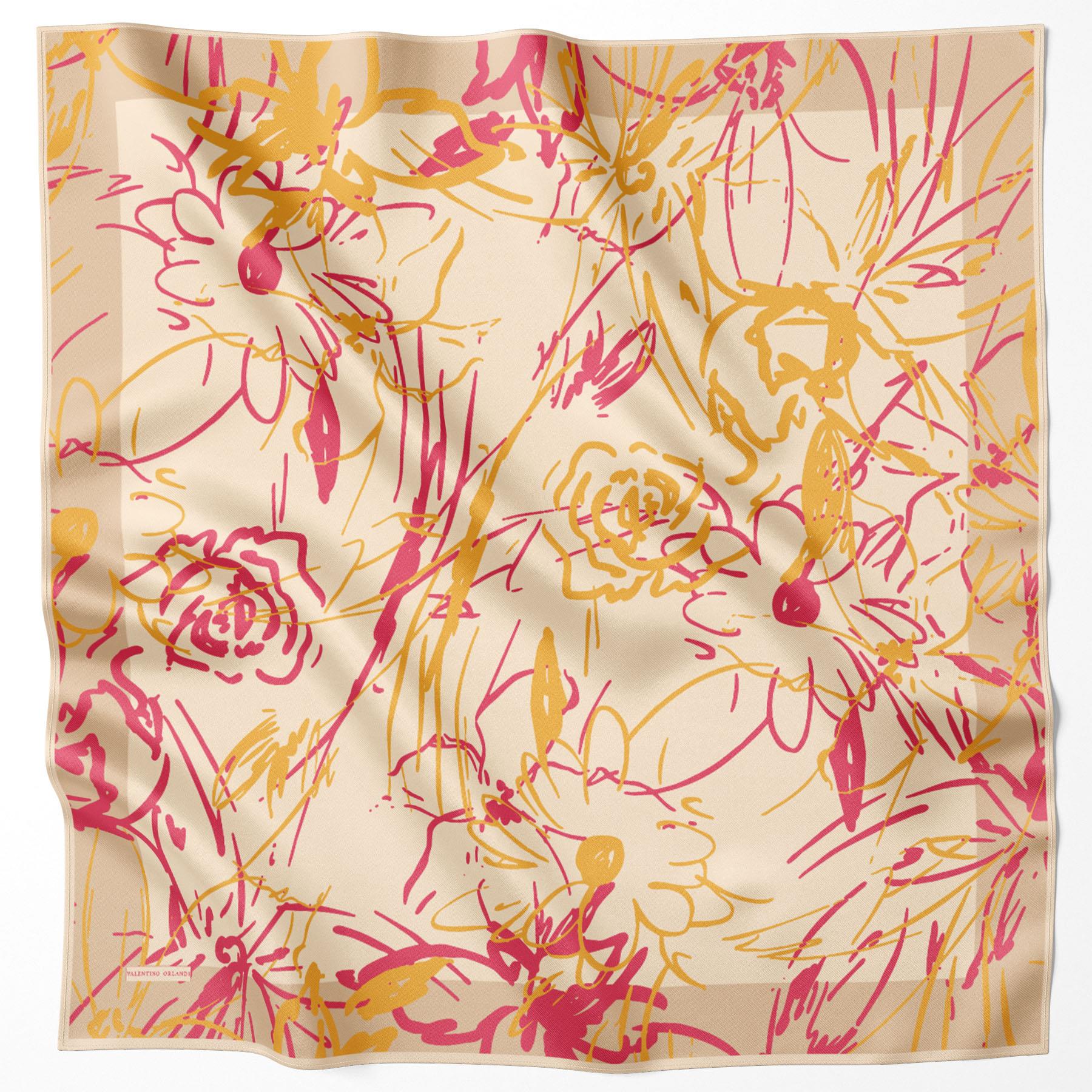 Valentino Orlandi Desenli Milano Eşarp - 51355-15