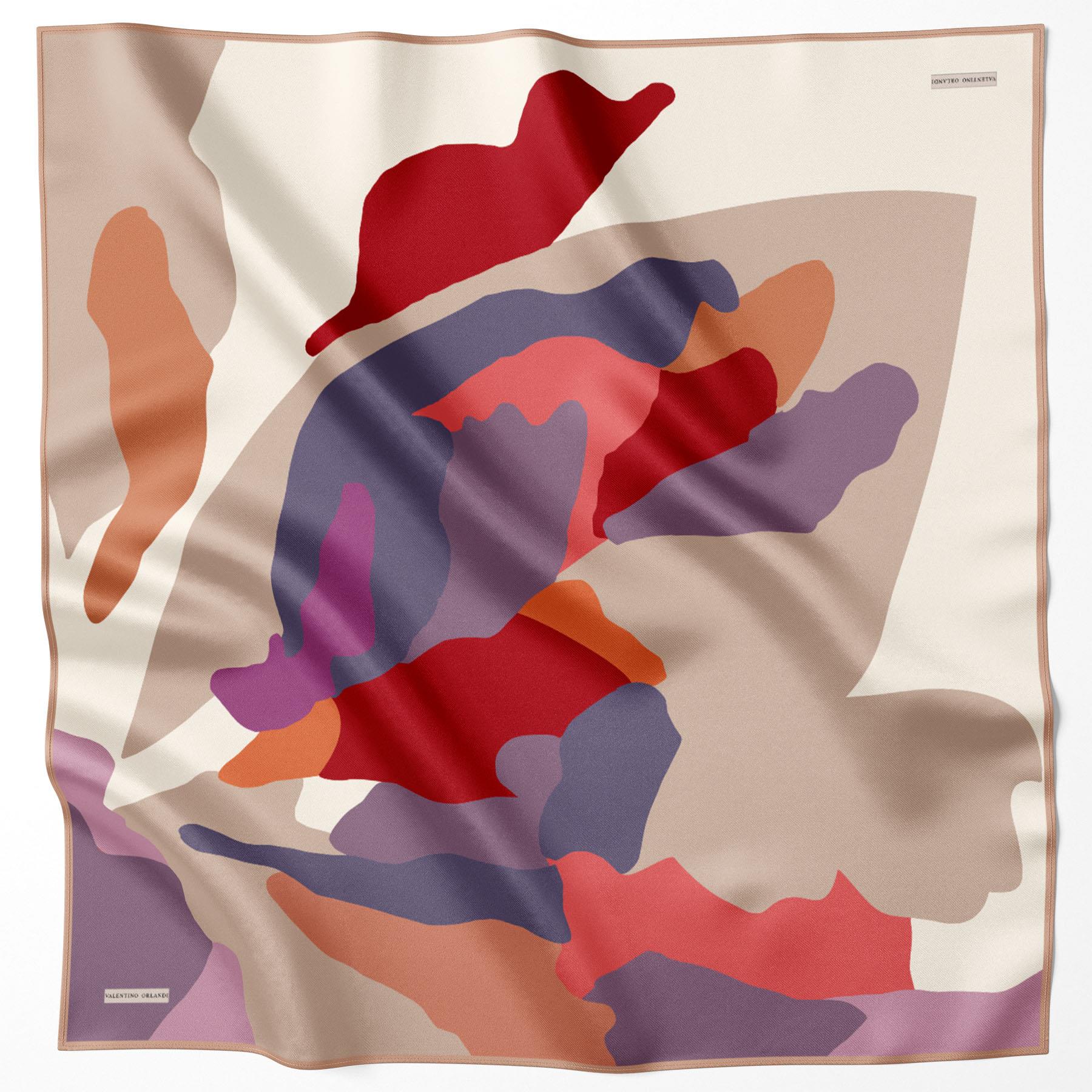 Valentino Orlandi Desenli Milano Eşarp - 51895-14