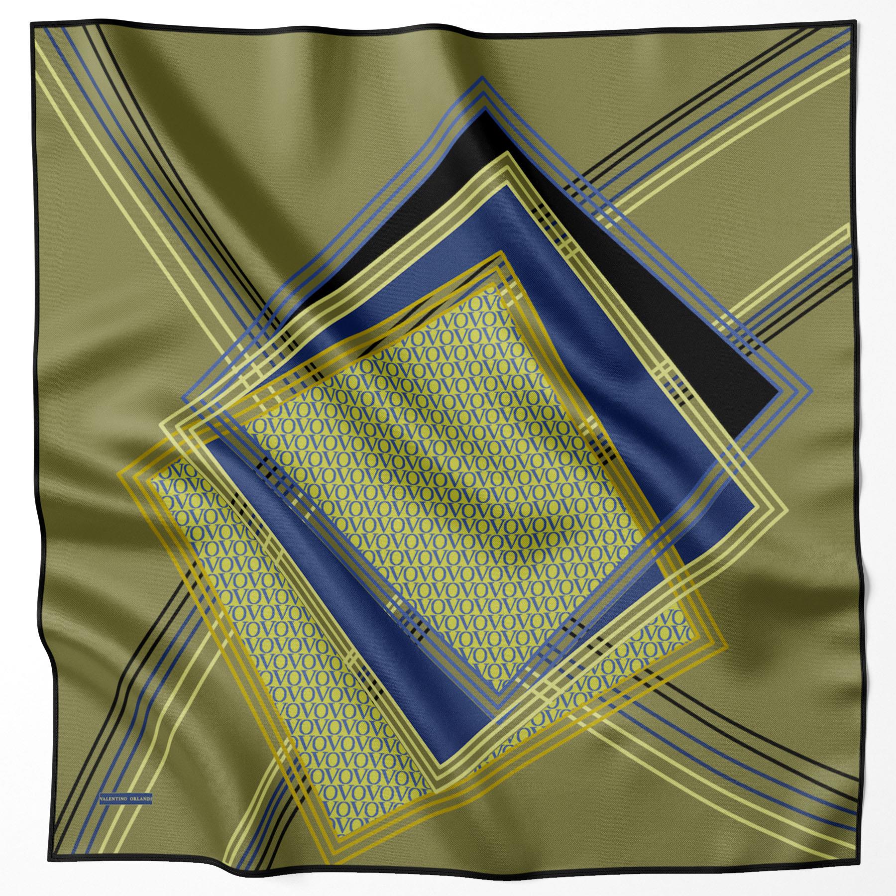 Valentino Orlandi Desenli Milano Eşarp - 51993-11