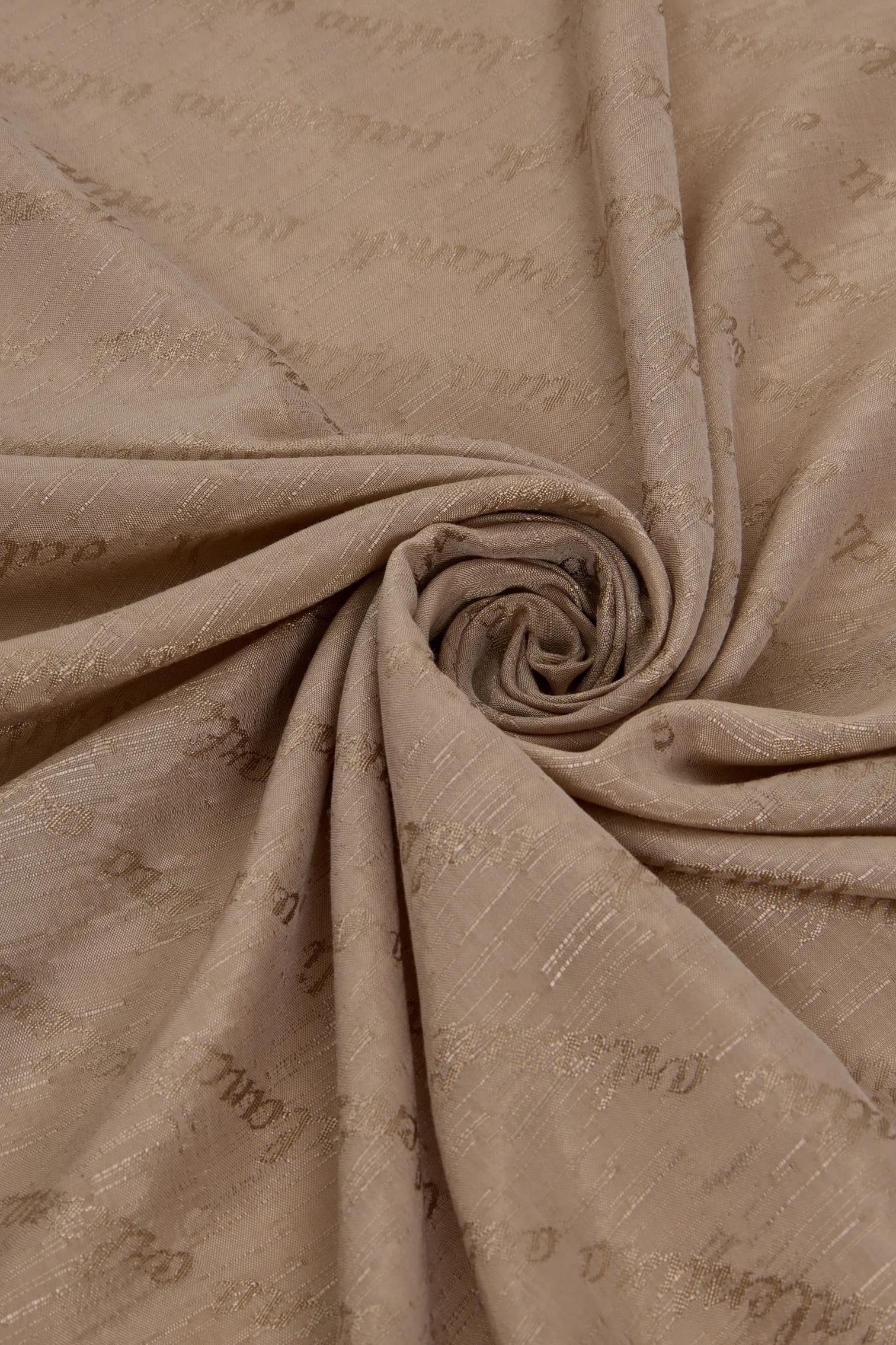 Valentino Orlandi Siena, Jakarlı Şal - İmza Desen - 10 - Latte