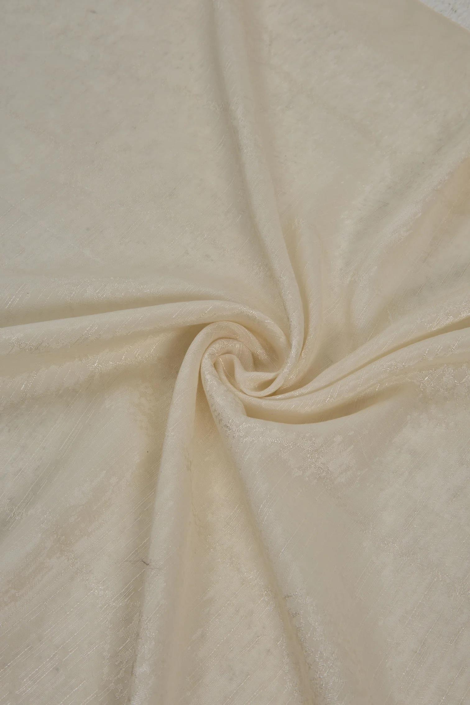 Valentino Orlandi Siena, Jakarlı Şal - Motif Desen - 03 - Krem