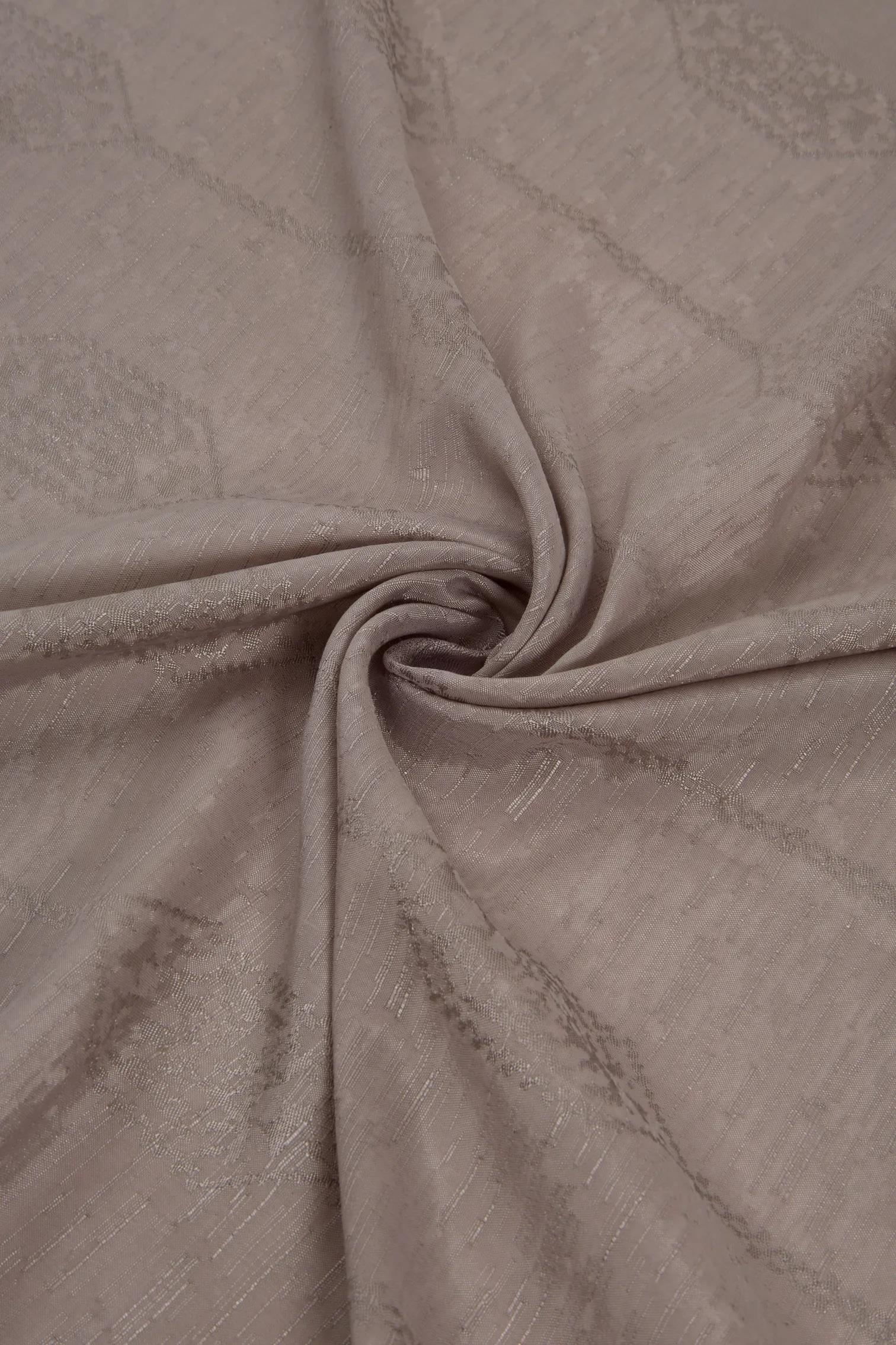 Valentino Orlandi Siena, Jakarlı Şal - Motif Desen - 04 - Açık Vizon