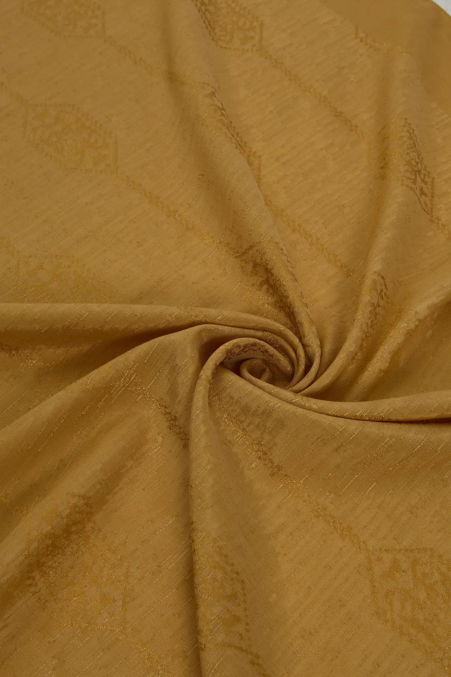 Valentino Orlandi Siena, Jakarlı Şal - Motif Desen - 11 - Gold