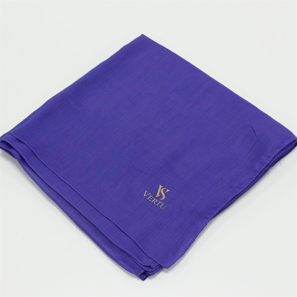 Vertu Düz Renk Yazma - 01 Saks Mavi