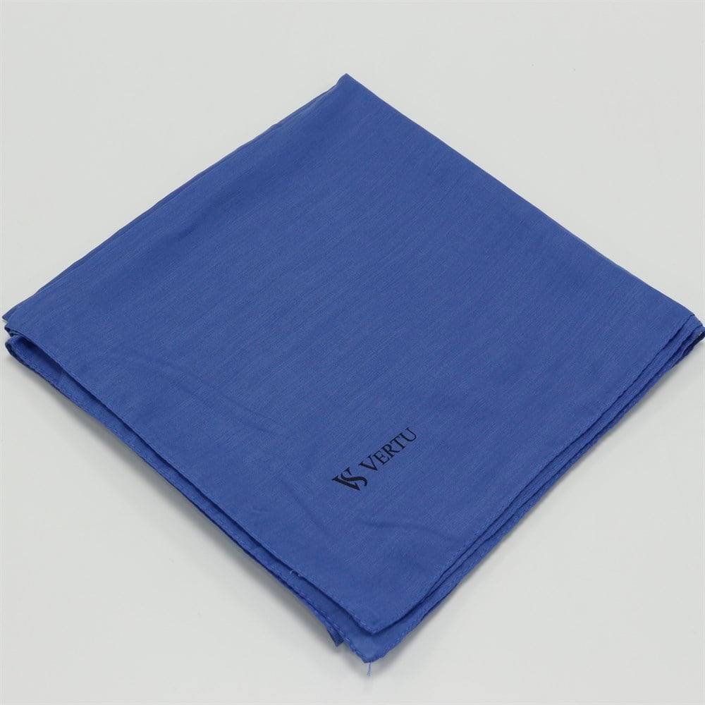 Vertu Düz Renk Yazma - 02 Mavi