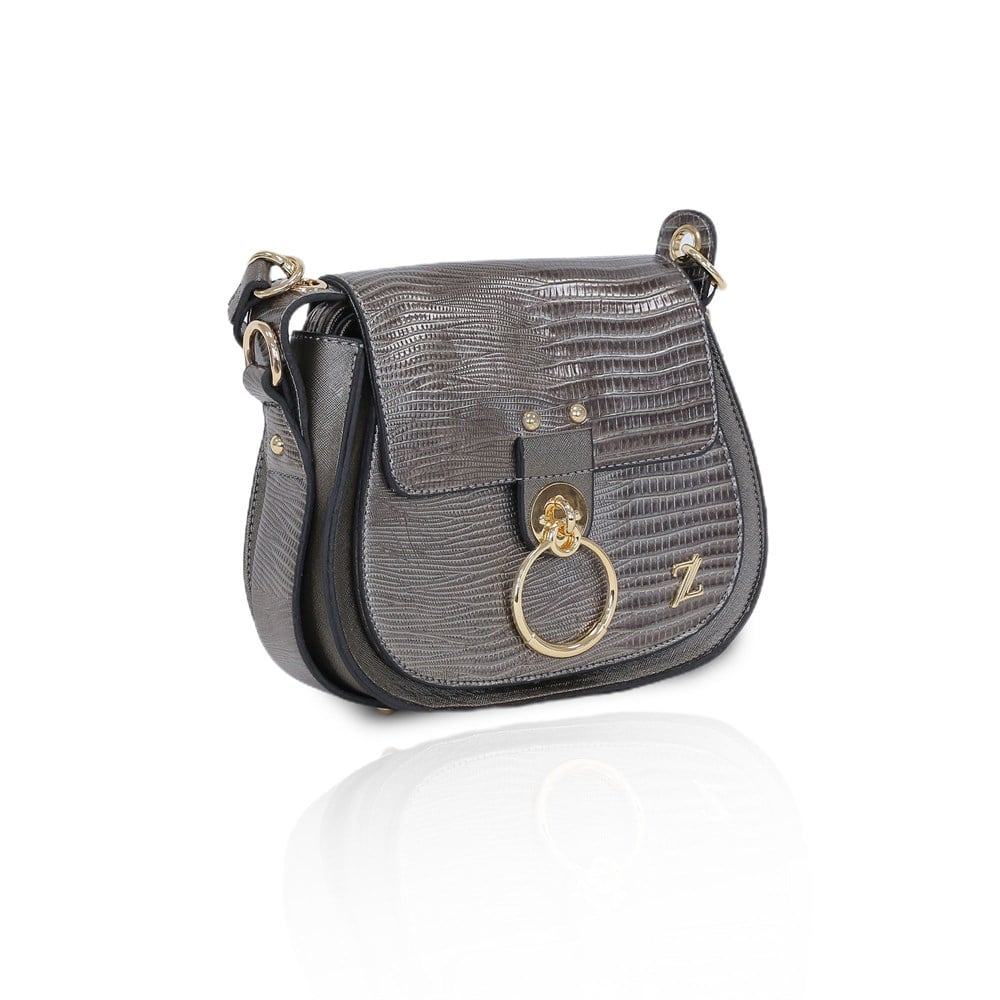 Zühre Çanta İguana Deri - Z0231 - Antrasit