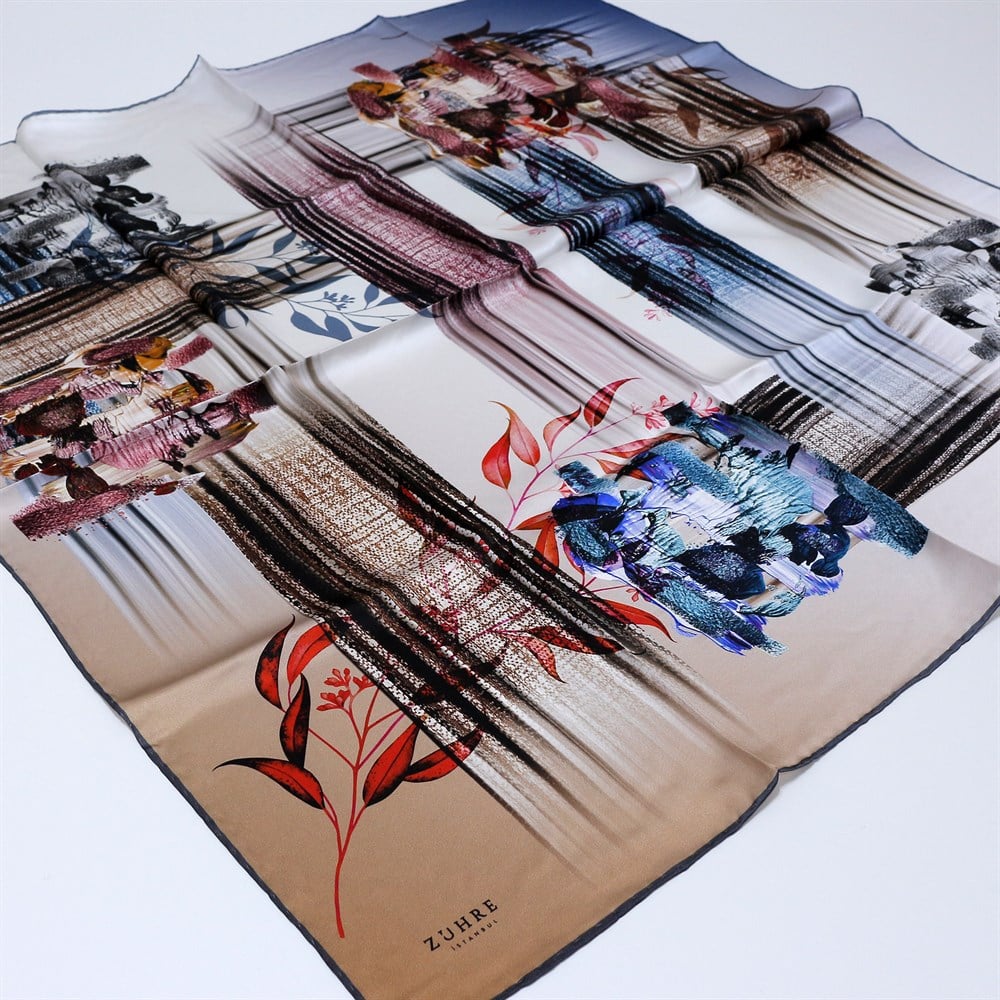 Zühre İpek Eşarp 2020 İlkbahar Yaz - Z4793 01 - Sura