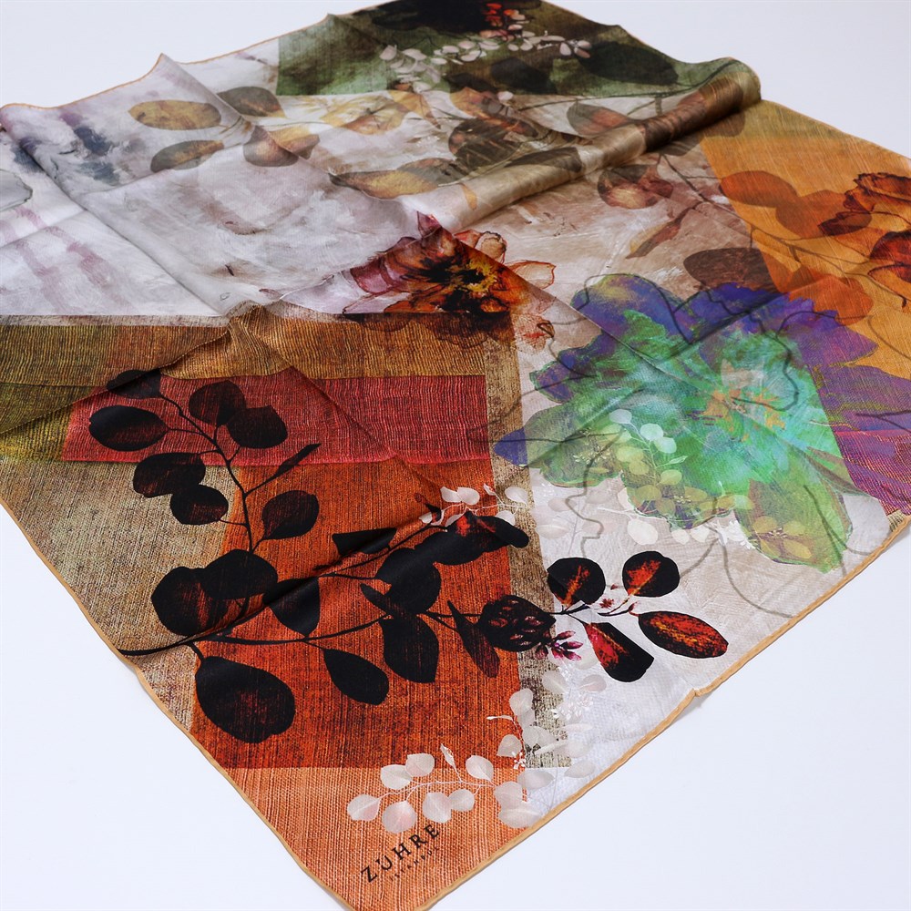 Zühre İpek Eşarp 2020 İlkbahar Yaz - Z4796 03 - Sura