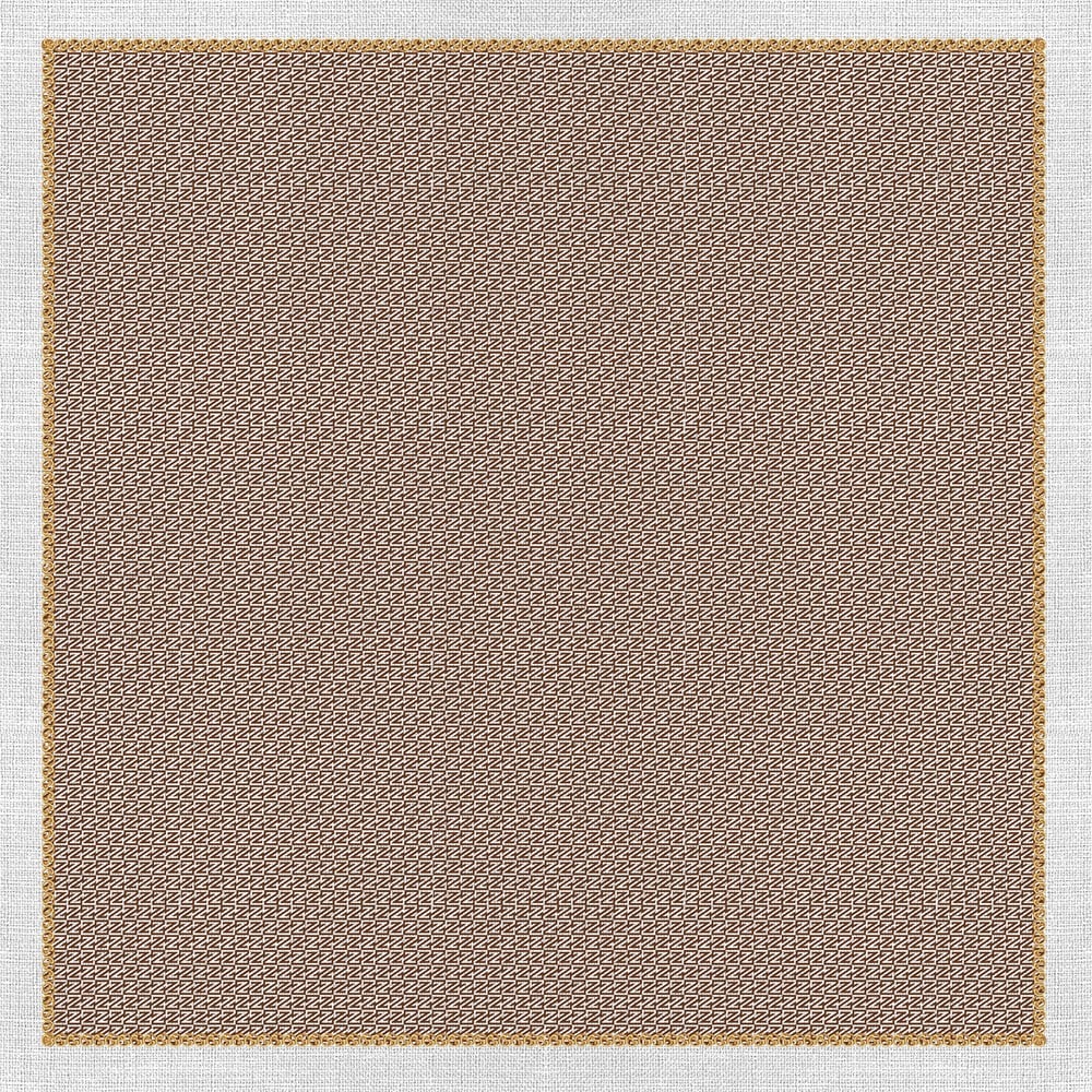 Zühre İpek Eşarp Monogram Desen - V21 - Sura