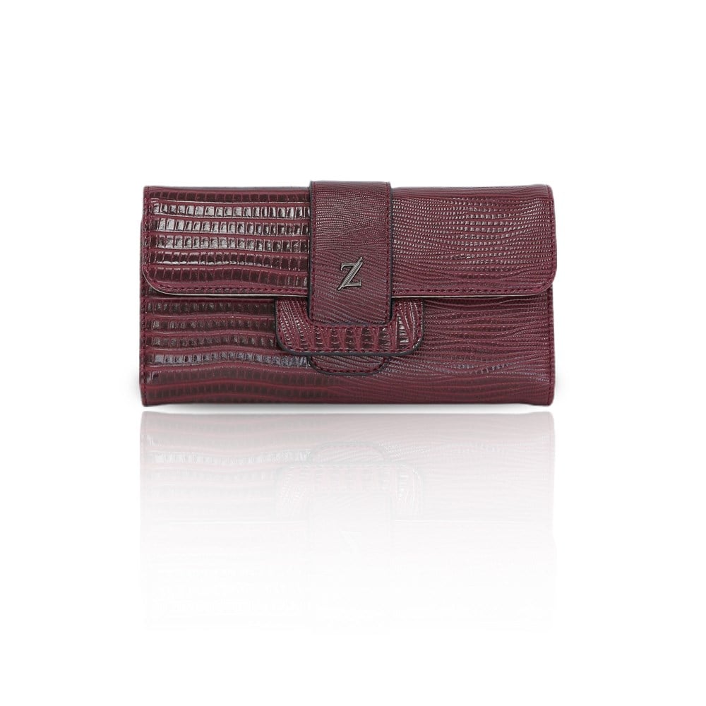 Zühre Lazer Cüzdan - C0009 - Bordo