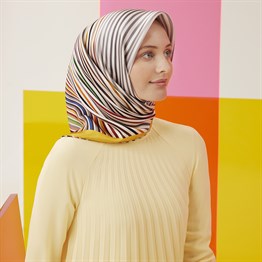 Armine İpek Eşarp 2022 İlkbahar-Yaz - 8731D-37 - Tivil