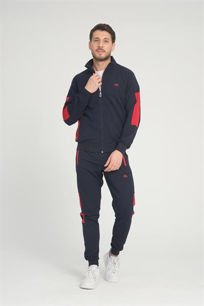 Erkek Lacivert Dik Yaka Eşofman Takımı