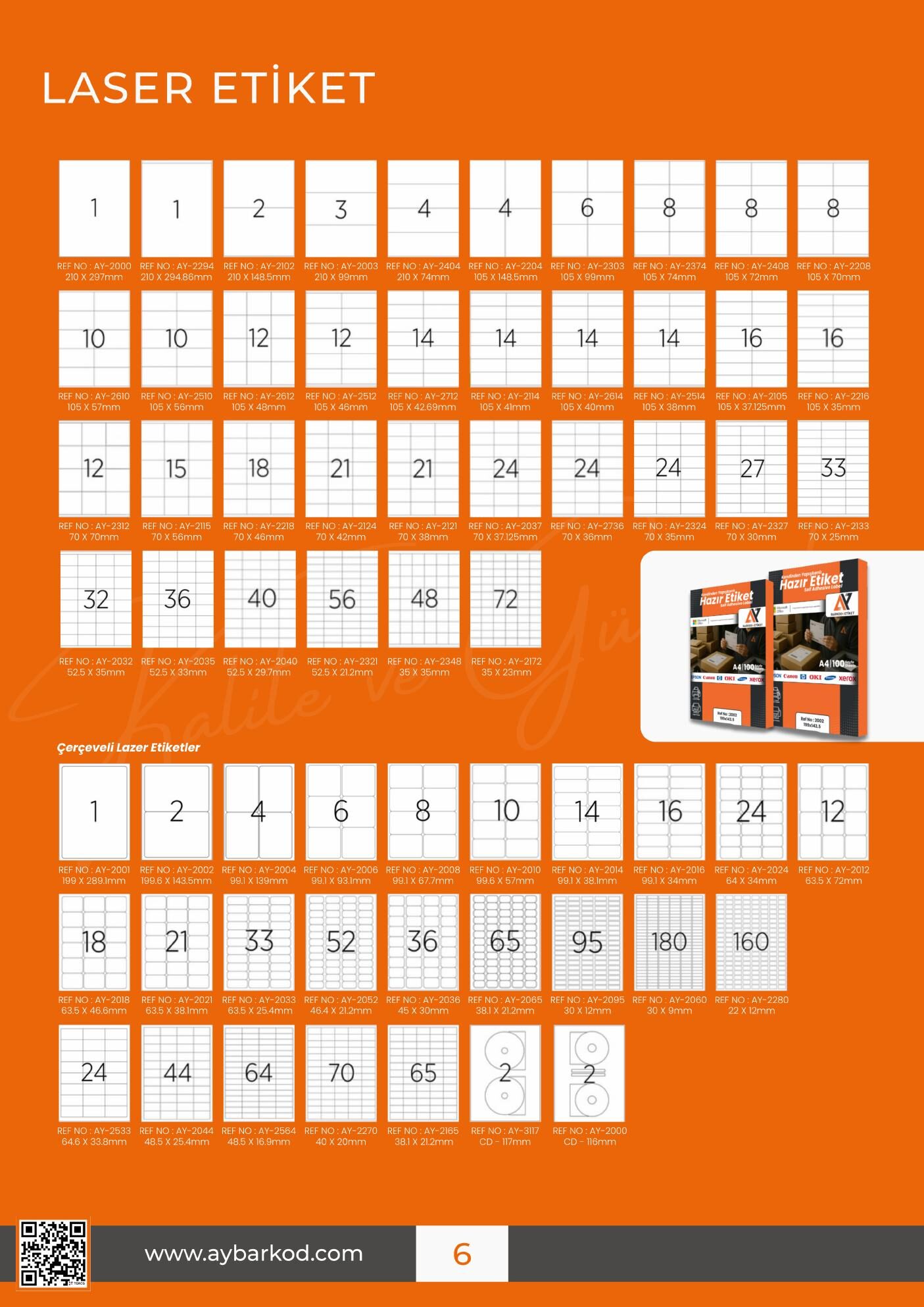 Ay Barkod 2025 Katalog Sayfa 8 - Lazer Etiket