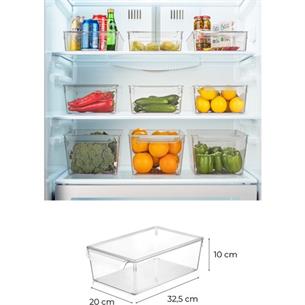 3 Adet Kapaksız Buzdolabı Organizeri Büyük