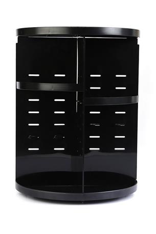 360 Derece Dönebilen Siyah Makyaj Organizeri