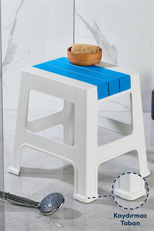 Plastik Küçük Tabure Mavi