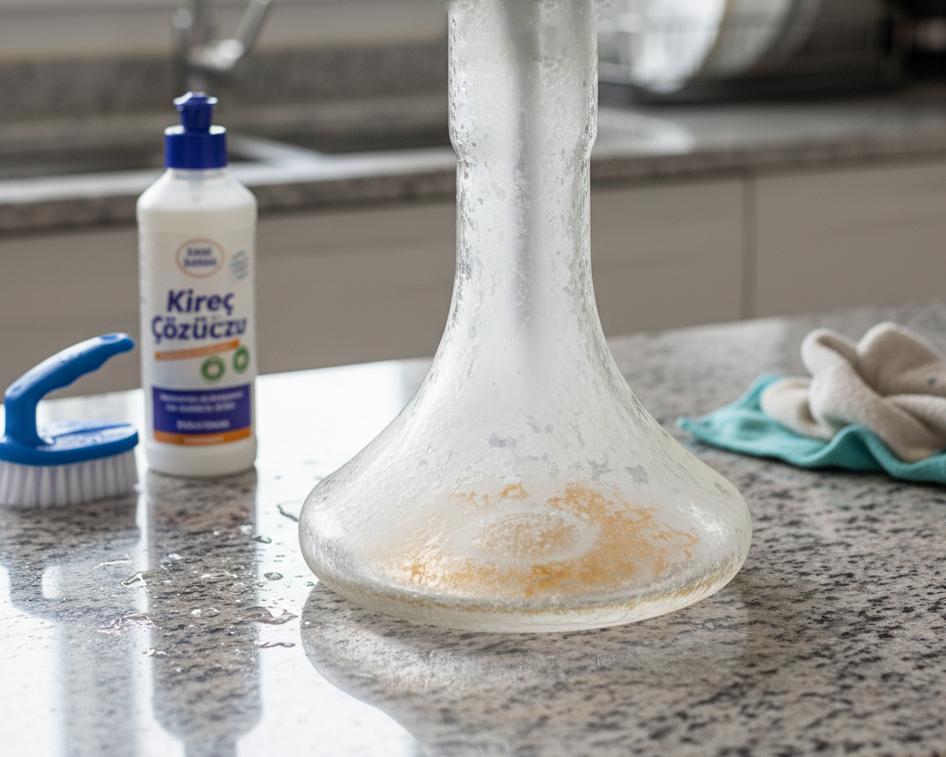 Kireçlenmeye Karşı Cam Şişe Bakımı