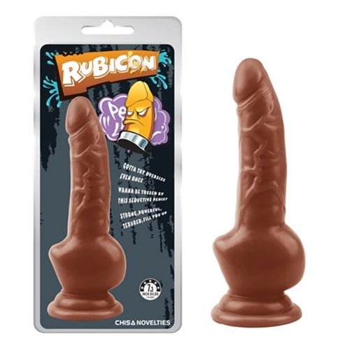 18 cm Gerçekçi Melez Dildo Penis (Ürün Kodu: T1803)