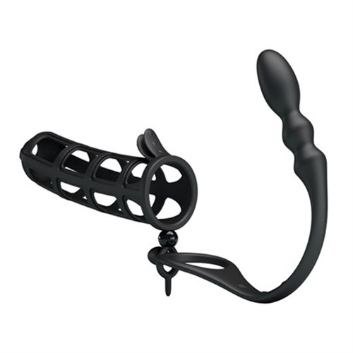 Anal Tıkaçlı Penis Kılıfı (Ürün Kodu: B1239)