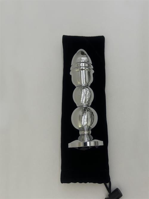 Çelik Anal ve Vajinal 14cm Anal Dildo Tıkaç Plug (Ürün Kodu:LK6110)