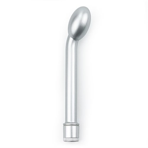 G-Spot Uyarıcılı Titreşimli Gümüş Vibratör Dildo 21 cm (Ürün kodu: LV1031)